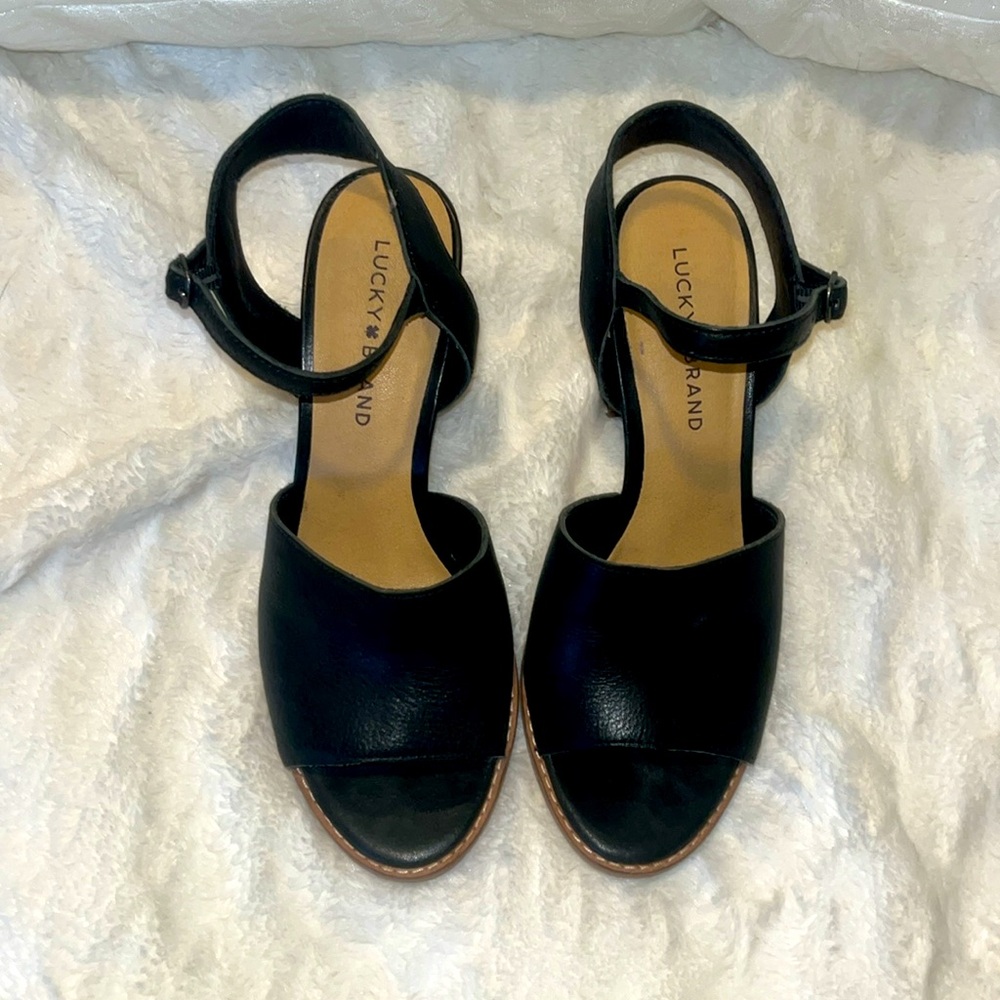 Lucky Brand black sandals - Picture 2 of 4